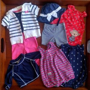 Baby Clothing Lot: Summer Infant Outfits